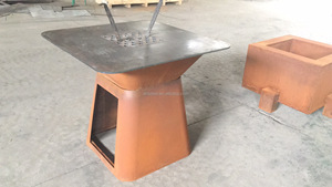 <strong>Barbecue</strong> Grill Corten Steel Fire <strong>Table</strong> for Camping - Product Image 3