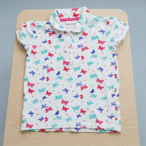 Custom OEM Girls/Kids Formal <b>Polo</b> Shirt 100% Cotton Short Sleeve High Quality Colourful Dress Knitted Eco-Friendly Features - Product Image 2