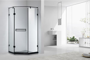 5 étagères de douche noires, fabricants, produit, porte de douche, écran de salle de <span class=keywords><strong>bain</strong></span> - Product Image 6