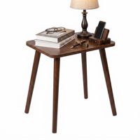 Table basse moderne en bois naturel de haute qualité, mobile, facile à assembler, mobilier de salon de luxe