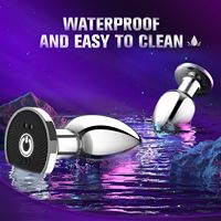 Vibrateur anal électrique en métal étanche AITT avec 10 modes pour hommes et couples, masseur de prostate