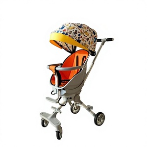 Poussette Bébé 3-en-1 Légère et de Haute Qualité, Confortable pour Enfants de 3 Ans, avec Ceinture de Sécurité à Cinq Points, Fonctionnalités Portables et Sûres - Product Image 4