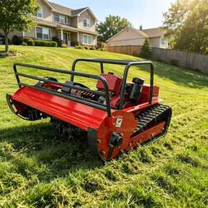 <span class=keywords><strong>Tondeuse</strong></span> à gazon diesel télécommandée sans fil, stabilisée pour terrains en pente, avec broyeur à fléaux pour pentes montagneuses raides - Product Image 4