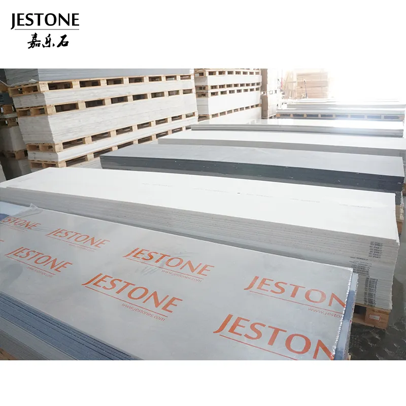 JESTONE 6mm 12mm 대리석 패턴 솔리드 표면 시트 아크릴 솔리드 표면 플레이트 패널 큰 슬라브 시트