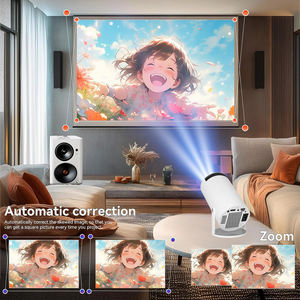 가정용 고해상도 무선 Wi-Fi/BT 미니 배터리가 장착 된 새로운 게임 프로젝터 X10 Plus 3D 휴대용 스마트 프로젝터 콘솔 - Product Image 5