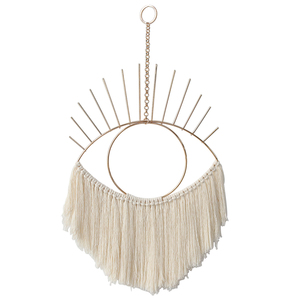 Artilady bohemio <span class=keywords><strong>Mini</strong></span> macramé colgante de pared hecho a mano guardería bebé Decoración habitación tejido ojo atrapasueños <span class=keywords><strong>tapices</strong></span> niñas hogar Metal - Product Image 5