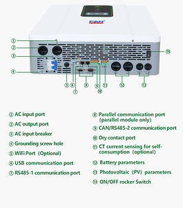 12KW Biphasé 48V 110V 120V 220V 240V Onduleur de <span class=keywords><strong>Phase</strong></span> Split - Product Image 5