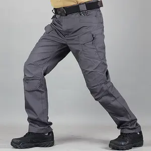 Cargo Pants Men Outdoor Lightweight Assault Cargo IX7 Tactical Pants Hiking Hunting Multi Pockets Cargo Combat Trousers