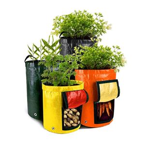 Bolsa de Cultivo para Plantas de Jardín con Ventana Abatible, Bolsas de Cultivo para Patatas de 10 Galones - Product Image 1