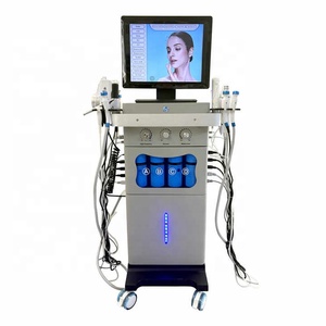 Newest 18 1 Hydrodermabrasion Neck/Throat Face Cleaning CO2 Bubble Oxygenation <b>Massage</b> <b>Machine</b> Commercial 800W >95% Oxygen IT ZA - Product Image 3