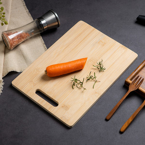 Bamboo Cutting Board <b>Set</b> Rectangle Multi Functional With Handle For Kitchen Use - Product Image 2