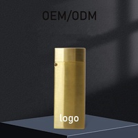 Étui métallique vierge pour briquet US J6 Large, 3 couleurs, avec couvercle à ressort, sensation métallique premium