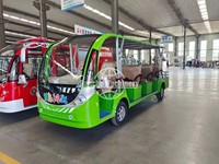 Bus électrique de tourisme à 6 rangées et 4-17 places, véhicule de parc miniature d'occasion, batterie au plomb, 60 km/h, marque RC personnalisée, prix abordable