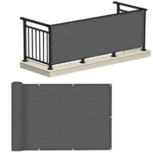 Tamaño personalizable 100% fibra de poliéster exterior <span class=keywords><strong>terraza</strong></span> cubierta porche protección UV cubierta impermeable balcón privacidad pantalla cubierta - Product Image 1