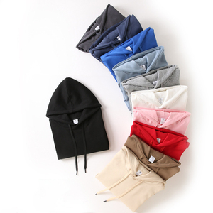 เสื้อฮู้ดดี้โอเวอร์ไซส์สีเขียวเข้ม ผ้าฟลีซหนานุ่ม 100% ออร์แกนิคคอตตอน พิมพ์โลโก้ตามสั่ง สำหรับผู้ชาย ใส่ได้ในฤดูใบไม้ร่วง - Product Image 6