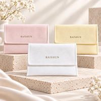 Pochette enveloppe en tissu 100% coton, texture premium, réutilisable, tissage fin, vente en gros