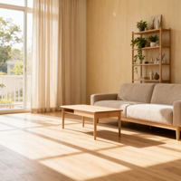 Gabinetes de Cocina Modernos Personalizados Gusu Peach para Apartamentos y Hoteles, Panel de Puerta