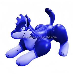 Beile şişme vinil mavi tilki hayvan bebek, PVC şişme hayvan SPH bebek, şişme hayvan <span class=keywords><strong>Sexly</strong></span> bebek modeli - Product Image 2