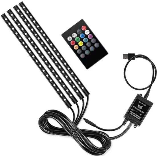 RGB + Télécommande + USB + 72 LEDs