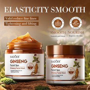 En popüler SADOER Ginseng, su ve nemlendiriciyi derinlemesine temizlemek ve cildi beslemek için maske uyguladı - Product Image 3