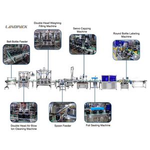 Kaffee Molke Protein Pulver Glas Glas Füllstoff Verpackung Füllung Produktions linie Maschine - Product Image 4