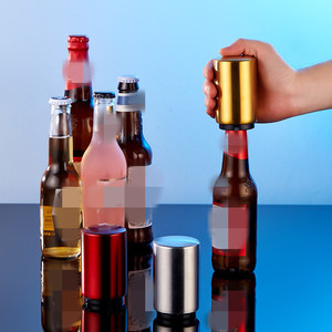 Stainless Steel Beer Bottle Opener Automatic <b>Kitchen</b> <b>Accessories</b> Beer Soda Cap Red Wine Bottle Opener Bar Supplies <b>Kitchen</b> Tool - Product Image 2