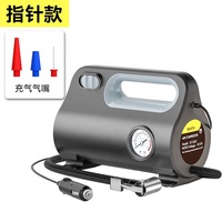 Pompa Ban Digital ABS Hitam 150psi DC 12V Nirkabel Mini Elektrik Pintar Silinder Ganda untuk Mobil dengan Lampu Darurat