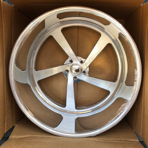 Cerchi in Lega Forgiati Personalizzati RCSR Deep Dish Argento Lavorato a Macchina, 2 Pezzi, <span class=keywords><strong>5</strong></span> Razze, Cerchioni Auto 18 24 26 Pollici, Ruote Aftermarket per Upgrade Auto - Product Image 4