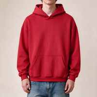 Sweat à capuche uni épais pour homme, personnalisable en petites séries pour la vente en gros de streetwear