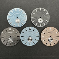 Montres de luxe pour hommes, sur mesure, en acier inoxydable, avec aiguilles guillochées, mouvement automatique en titane de grade 5, mouvement japonais Miyota 82S5