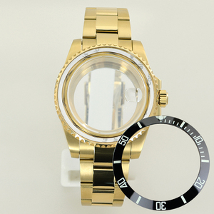 Boîtier de montre personnalisé en acier inoxydable étanche de 40 mm avec verre saphir pour mouvement automatique NH35 4R36 ETA2836, bracelet <span class=keywords><strong>Daytona</strong></span> - Product Image 1