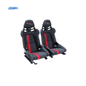 Sièges de voiture personnalisables en cuir Nappa Alcantara, fibre de carbone sèche, noir et rouge rayé, pour Porsche 911 (992.1 992.2) - Product Image 2