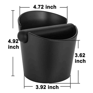 Caja antigolpes de café de 4,8 pulgadas, duradera, estilo Barista, extraíble - Product Image 3