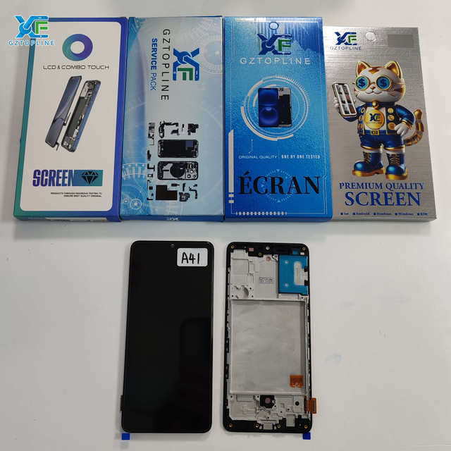 Wholesale Mobile Phone LCD with Frame for Samsung for Galaxy A41 LCD Screen Display with Touch Assembly SM-A415 Pantalla