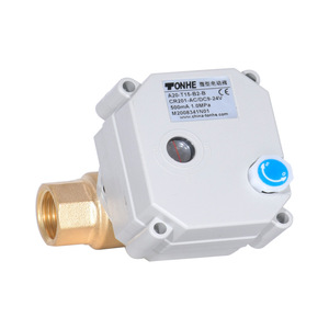Vanne à boisseau sphérique électrique miniature Tonhe DN15 1.0Mpa filetée pour le contrôle de l'eau - Product Image 1
