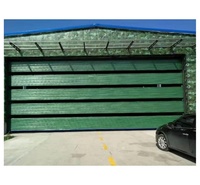Portão de Garagem Vertical de Aço Antifurto e Resistente ao Vento com Abertura Dobrável para Uso em Armazéns