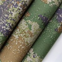 Tissu Technique d'Habillement Extérieur SWISS TAZ16 Camouflage Burney Coton Plaid NYCO50/50 Militaire