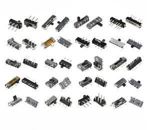 שורה כפולה חמש פינים אנכית togle מתג שקופית עם סוגר לטבול מסוג 12v 50ma עמיד pcb הר - Product Image 4