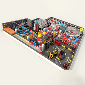 Equipo de Juegos Interior para Niños, Parque de Trampolines Grande, Circuito Ninja Warrior, Muro de Escalada, Soluciones Personalizadas para Áreas de Juego - Product Image 1