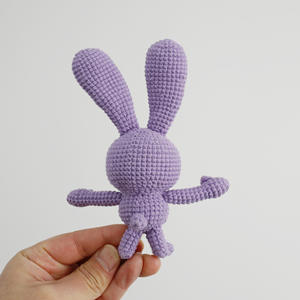 Peluche Lapin Chanceux au Crochet Fait Main, Poupée Lapin Motivante « Avancez Rapidement » pour Cadeau de Nouvel An, Cadeau de Succès Professionnel Anime - Product Image 3