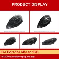 Ensemble de phares J ONE LCI pour Porsche Macan 95B 2014-2022, projecteur LED, feux de jour DRL, remplacement des phares avant, paire