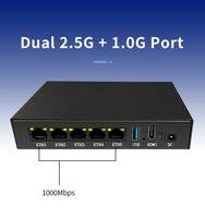 Lecteur de signalisation numérique Mate serveur de réseau local 2.5G 1G port haute vitesse Économisez 95% coût d'énergie LAN RK3568 Mini Server