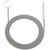 Nettoyeur de Tube Extra Long, outil de dragage de tuyau de vidange de réfrigérateur brosse de vidange Flexible brosse de nettoyage en spirale de Tube mince