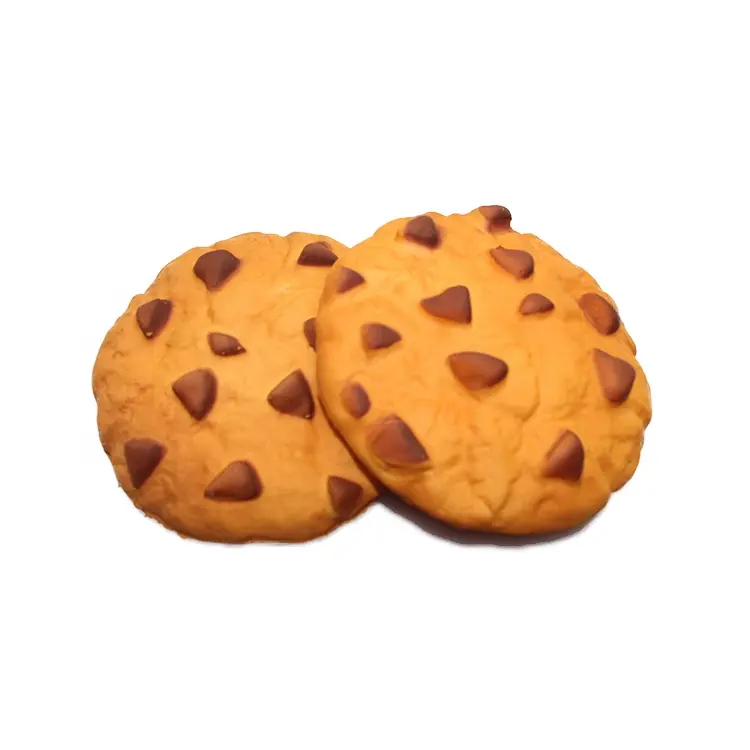 Hottest Selling Jumbo biscuits and cookies squeeze toys PU Foam Slow Rising Squishies for Promotion