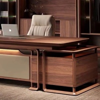 LBZ-305X Nouveau bureau de direction en bois massif de noyer noir d'Amérique du Nord, style chinois, avec tiroir, esthétique de style Song