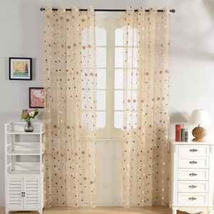 Sheer rèm cửa văn phòng sẵn sàng thực hiện Rèm Cửa Nhà Máy bán hàng nóng Đức mẫu miễn phí dệt 100% Polyester cửa sổ Rèm cửa phòng khách - Product Image 6