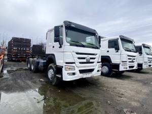 รถบรรทุกหัวลากมือสอง SINOTRUK Howo 6x4 พวงมาลัยซ้าย 351-450 แรงม้า เครื่องยนต์ Weichai เกียร์ธรรมดา 8F/1R รับน้ำหนัก 21-30 ตัน - Product Image 6