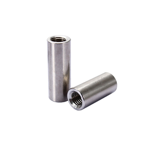 Fournisseur d'usine, <span class=keywords><strong>barre</strong></span> en acier inoxydable SS304 A2, goujon rond, connecteur de raccordement, tube, écrou long - Product Image 1
