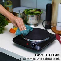 1500W Cuisine Petit Appareil Mini Brûleur Unique Portable Table Top Faible Consommation Électrique Plaque Chauffante Poêles pour La Cuisine À Domicile