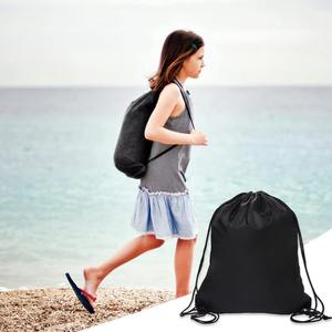 Mochila Deportiva Plegable de Poliéster con Cordón, Tamaño 210D, de Alta Calidad, <span class=keywords><strong>para</strong></span> Viajes, Compras, Almacenamiento de <span class=keywords><strong>Ropa</strong></span> y Zapatos - Product Image 4